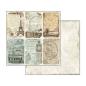 Preview: Stamperia - Designpapier "Around the World" Paper Pack 8x8 Inch - 10 Bogen