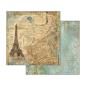 Preview: Stamperia - Designpapier "Around the World" Paper Pack 8x8 Inch - 10 Bogen