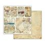 Preview: Stamperia - Designpapier "Around the World" Paper Pack 8x8 Inch - 10 Bogen