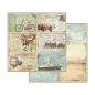 Preview: Stamperia - Designpapier "Around the World" Paper Pack 8x8 Inch - 10 Bogen