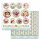 Preview: Stamperia - Designpapier "Sweety Mini Cake Rounds" Paper Sheets 12x12 Inch - 10 Bogen