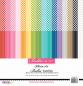 Preview: Bella BLVD - Designpapier "Gingham & Stripes Rainbow" Besties Collection Kit 12x12 Inch - 32 Bogen