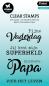 Preview: Studio Light - Stempelset "Vaderdag" Clear Stamps