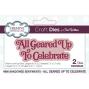 Preview: Creative Expressions - Stanzschablone "All Geared Up To Celebrate" Shadowed Sentiments Dies Mini Design by Sue Wilson