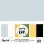 Preview: Echo Park - Cardstock "Happy As Can Bee" Coordinating Solids Paper 12x12 Inch - 6 Bogen 