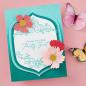 Preview: Spellbinders - Buchdrucktechnik "New Beginnings Timeless Sentiments" Press Plate