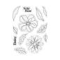 Preview: Crafters Companion - Stempelset "Daisy and Wild Rose" Clear Stamps Design by Sheena Douglass