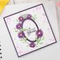 Preview: Crafters Companion - Stempelset & Stanzschablone "Live Life in Full Bloom" Stamp & Dies