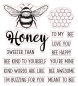 Preview: Crafters Companion - Stempelset & Stanzschablone "Sweet Honeybee" Stamp & Dies