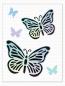 Preview: My Favorite Things - Schablone 6x6 Inch "Flutterbys" Stencil