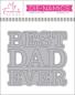 Preview: My Favorite Things - Stanzschablone "Best Dad Ever" Die-namics