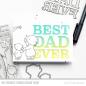 Preview: My Favorite Things - Stanzschablone "Best Dad Ever" Die-namics