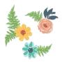 Preview: Sizzix - Stanzschablone "Flowers & Fern" Thinlits Craft Dies