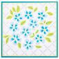 Preview: Sizzix - Schablone "Watercolour Flowers & Lattice" Layered Stencil Design by Eileen Hull