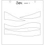 Preview: Sizzix - Schablone "Sea Scape" Layered Stencil
