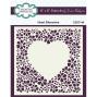Preview: Creative Expressions - Schablone 6x6 Inch "Heart Blossoms" Stencil Design by Jamie Rodgers