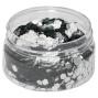 Preview: Cosmic Shimmer - Glitzermischung "Silver Hexagons" Glitter Jewels 25ml