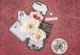 Preview: Prima Marketing - Papier Blumen "Magnolia Rouge" Flowers Peaceful Magnolia