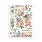 Preview: Stamperia - Washi Papier "Wonderland" Washi Pad 14,8x21cm - 8 Bogen