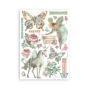 Preview: Stamperia - Washi Papier "Wonderland" Washi Pad 14,8x21cm - 8 Bogen