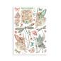 Preview: Stamperia - Washi Papier "Wonderland" Washi Pad 14,8x21cm - 8 Bogen