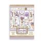 Preview: Stamperia - Washi Papier "Lavender" Washi Pad 14,8x21cm - 8 Bogen