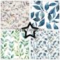 Preview: Paper Favourites - Designpapier "Iridescent Leaf Texture" Paper Pack 12x12 Inch 8 Bogen