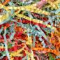 Preview: American Crafts - geschreddertes Papier "Rainbow" Handmade Paper - Shredded Paper 80g