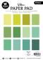 Preview: Studio Light - Pergamentpapier "Shades of Green" Vellum Paper Pad 5,8x8,3 Inch - 24 Bogen