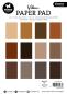 Preview: Studio Light - Pergamentpapier "Shades of Brown" Vellum Paper Pad 5,8x8,3 Inch - 24 Bogen