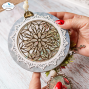 Preview: Elizabeth Craft Designs - Stanzschalone "Joyous Ornament Round" Dies