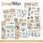 Preview: ScrapBoys - Stanzteile "Elizabeth" Pop Up Paper Pack 6x6 Inch - 24 Bogen