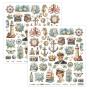 Preview: ScrapBoys - Designpapier "Old Marina" Paper Pack 12x12 Inch - 12 Bogen