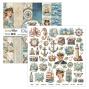 Preview: ScrapBoys - Designpapier "Old Marina" Paper Pack 12x12 Inch - 12 Bogen