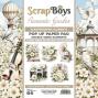 Preview: ScrapBoys - Stanzteile "Romantic Garden" Pop Up Paper Pack 6x6 Inch - 24 Bogen