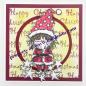 Preview: IndigoBlu - Gummistempel Set "Dress Up Santa" A6 Rubber Stamp