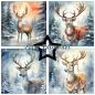 Preview: Paper Favourites - Designpapier "Christmas Stag" Paper Pack 12x12 Inch 8 Bogen