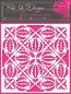 Preview: Pink Ink Designs - Schablone "Holly Medallion" Stencil