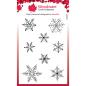 Preview: Woodware - Stempelset "Paintable Baubles Snowflakes" Clear Stamps Design by Jane Gill