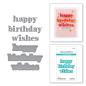 Preview: Spellbinders - Stanzschablone "Happy Birthday Wishes" Dies