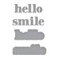 Preview: Spellbinders - Stanzschablone "Hello Smile" Dies