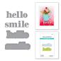 Preview: Spellbinders - Stanzschablone "Hello Smile" Dies