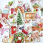 Preview: Craft Consortium - Stanzteile "Christmas Market" Chipboard Ephemera