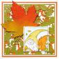 Preview: Marianne Design - Stanzschablone "Background Fall leaves" Craftables Dies