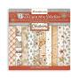 Preview: Stamperia - Designpapier "Gear up for Christmas" Maxi Paper Pack 12x12 Inch - 10 Bogen