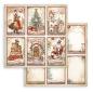 Preview: Stamperia - Designpapier "Gear up for Christmas" Paper Pack 8x8 Inch - 10 Bogen