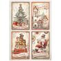 Preview: Stamperia - Decopatch Papier "Selection" Decoupage A4 - 6 Bogen  