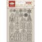 Preview: Stamperia - Stempelset "Cozy Houses" Clear Stamps