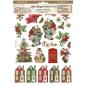 Preview: Stamperia - Decopatch Papier "Christmas" Decoupage A4 - 6 Bogen  