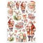 Preview: Stamperia - Decopatch Papier "Christmas" Decoupage A4 - 6 Bogen  